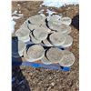 Image 2 : (30) Concrete Stepping Stones - 10" Diameter