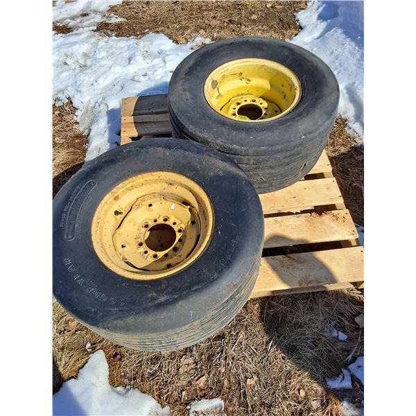(2) Good Year 31x13.50-15" Implement Tires & Rims