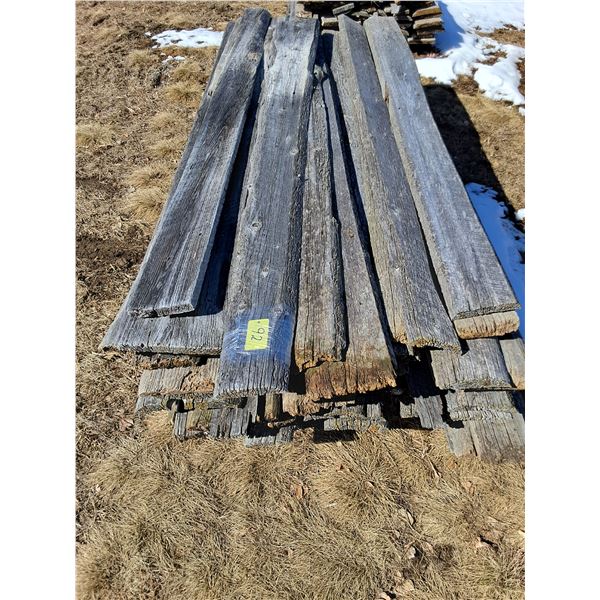 (50) Rough-Cut 8' Wind-Break Panel Boards