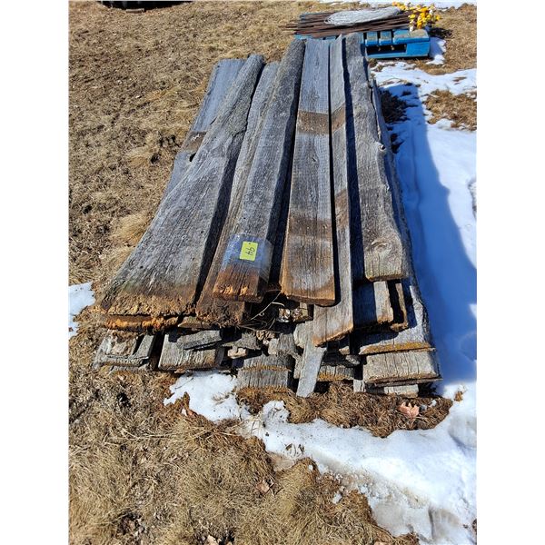 (50) Rough-Cut 8' Wind-Break Panel Boards