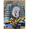 Image 1 : (46) Rebar Fence Posts w/Electric Wire