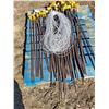 Image 2 : (46) Rebar Fence Posts w/Electric Wire