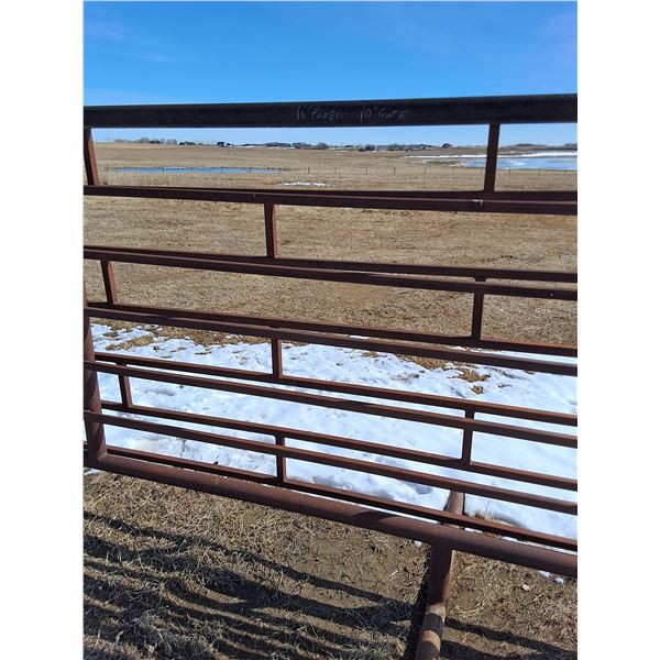 16' Steel Corral Panel w/10' Gate