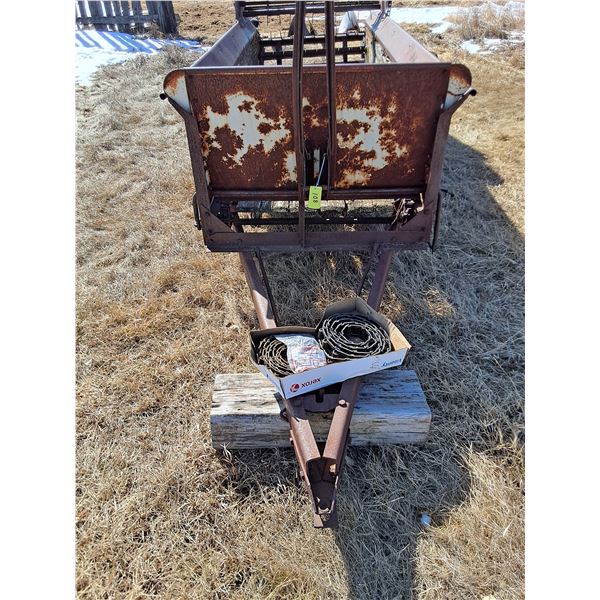 1960's Massey-Ferguson Ground Driven Manure/Spreader Wagon - Bed = 10' x 4'