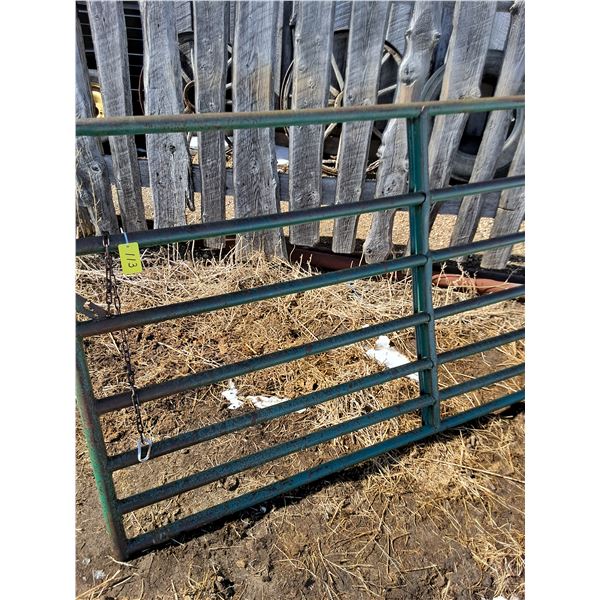 Light Weight 12' x 4' Galvanized Steel Corral Gate w/Hinges