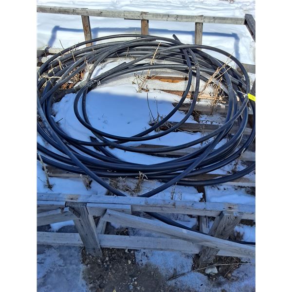 (2) Water Hoses (1" & 1-1/4" Diameters - Unknown Lengths)