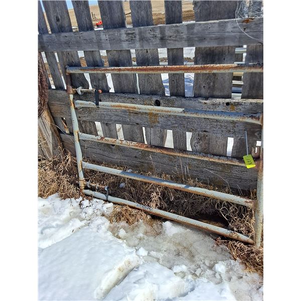 4' x 6' Steel Gate w/Hinges