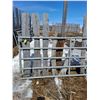 Image 1 : 4' x 10' Steel Gate w/Hinges & Attached Shelter Boards