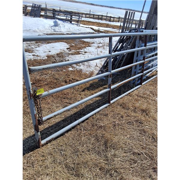 4' x 16' Steel Gate w/Hinges