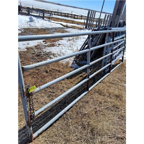 4' x 16' Steel Gate w/Hinges