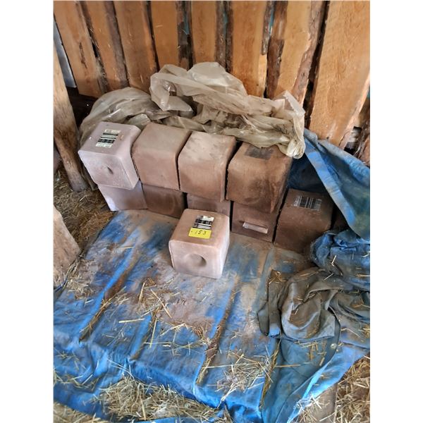 (11) Unused Saltec 44.1 Pound Salt Blocks