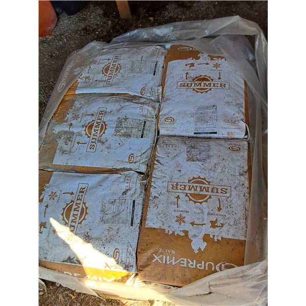 (5) Unopen 25 KG Bags of Saltec Supremix "Summer" Mix Salt Additive w/Factory Brochure