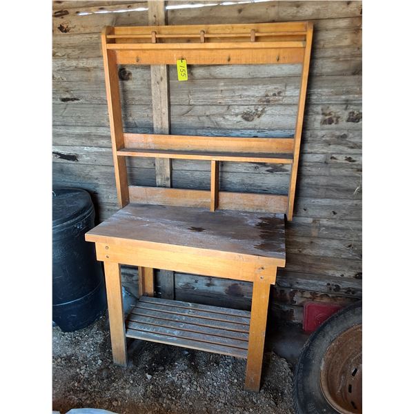Wooden Bench Stand - 36x20x68"