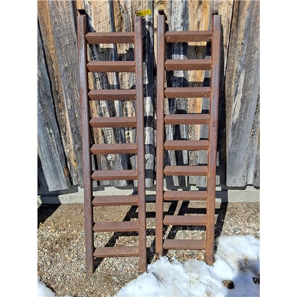 (2) Steel Loading Ramps - 5.5' x 16"