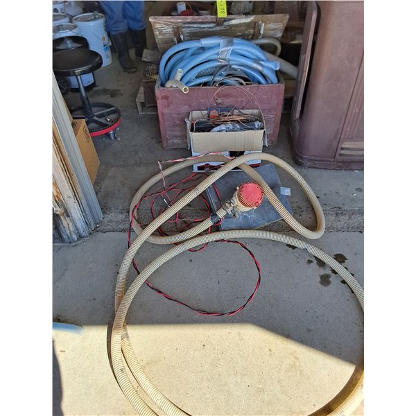 Floating Water Pumps w/Assorted Hoses & Parts