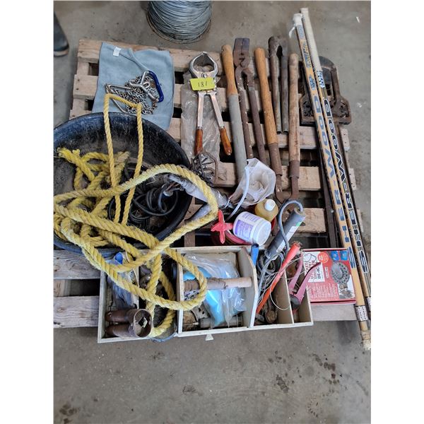 Calf Puller, Hoof Trimmers, De-Horners, Trough De-Icer, Other Cattle Tools