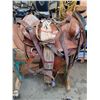 Image 2 : 14" Seat Saddle w/Miscellaneous Tack & Saddle Stand