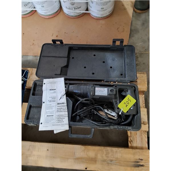 Craftsman Reciprocating Saw - Working