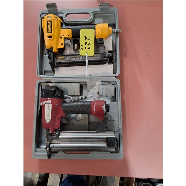 (2) Pneumatic Brad Nailers