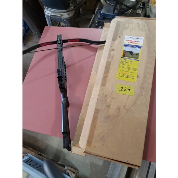 Medi-Dart Projectile Syringe Cross Bow
