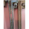 Image 2 : (3) 24" Iron Pipe Wrenches