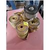 Image 1 : (8) 4" Tie Down Straps without hooks & (1) with hook
