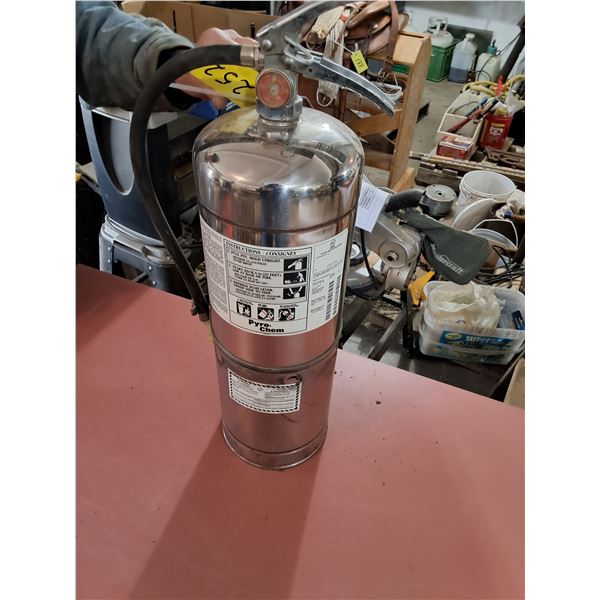 Stainless Pyro-Chem Fire Extinguisher