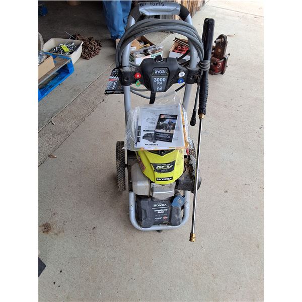 Ryobi 3000psi Pressure Washer for Parts (pump froze)
