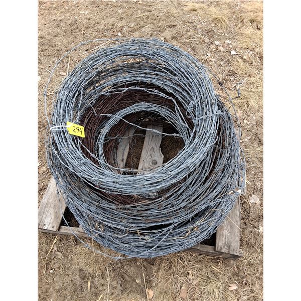 Rolls of Barbed Wire - Various lengths