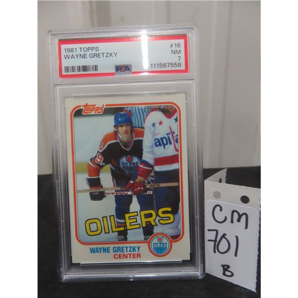 Graded Wayne Gretzky Edmonton Oilers Trading Card