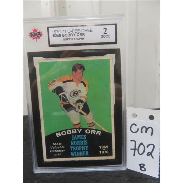 Graded 1970–71 Bobby Orr Boston Bruins Trading Card