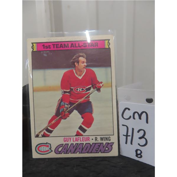 Guy Lafleur Montreal Canadiens Trading Card