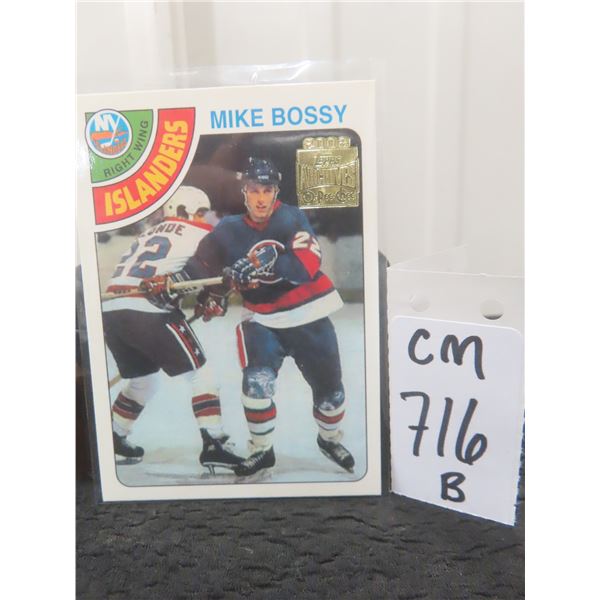 Mike Bossy New York Islanders Trading Card