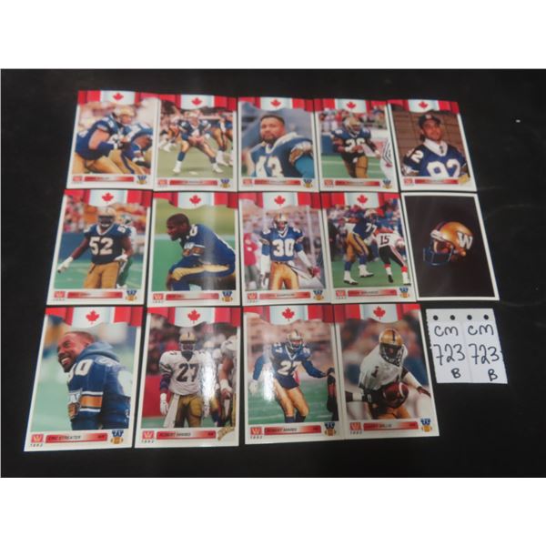 Winnipeg Blue Bombers Football Card Collection
