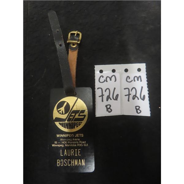 LaVerne Boschman Winnipeg Jets Luggage Tag