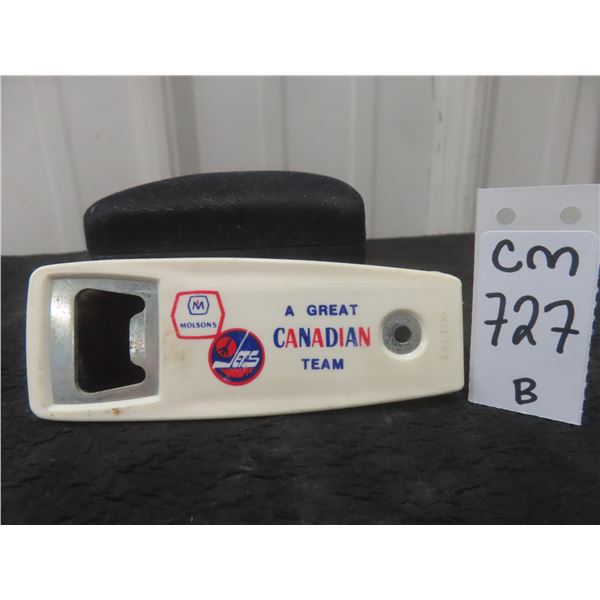 1979 Winnipeg Jets First NHL Game Commemorative Bottle Opener