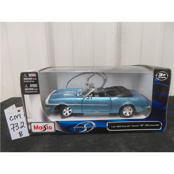 Maisto 1:24 Scale 1968 Chevrolet Camaro Convertible Die-Cast Model