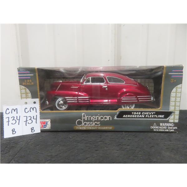 Motor Max 1:24 Scale 1948 Chevrolet Aerosedan Die-Cast Model