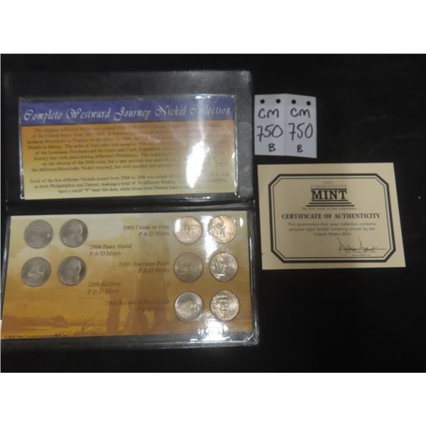 United States Westward Journey Nickel Collection