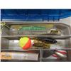 Image 7 : Tackle Box Filled with Bobbers, Lures, Weights, Pickerel Rigs, and More