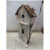 Image 11 : Vintage Wooden Sleigh (9" × 22½" × 10") and Decorative Bird House