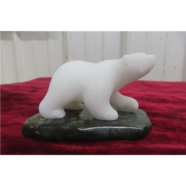 Polar Bear Stone Carving