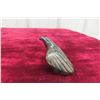Image 10 : Three Soap Stone Carvings: Biggest 3 1/8" Tall, Bird by Howard Moose, Elk, and Inuit