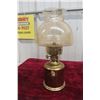 Image 1 : 1887 Pernisch Brass Coal Oil Lamp with Wall Mount or Carry Handle