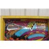 Image 6 : 1978 Close Encounters of The Third Kind Pinball Machine Back Glass Shield by Gottlieb 28" x 28"