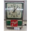 Image 1 : 7-Up Electric Clock (18" × 12") – Working