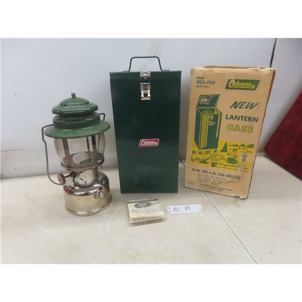 Coleman Lantern Model 236 with Case and Original Box