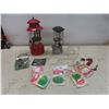 Image 1 : Two Coleman Lanterns (Models 200 and 226) with Extra Globes and Parts
