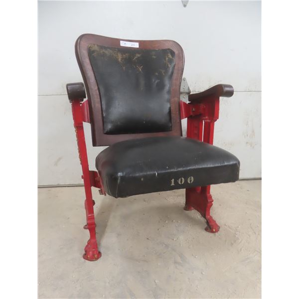 1890s Winnipeg Star Land Theatre Seat from Main Street