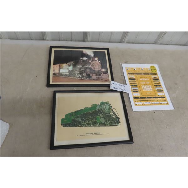 Train Picture Southern Railways, 2012 Happyland Weird Wpg Poster, and Train Picture Orange Empire